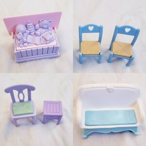 Fisher-Price 1993 Vintage Dollhouse Furniture
